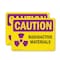 Signmission Radiation & Laser Sign, 7 in H x 10 in W, Vinyl Decal, Rectangle OS-2PACK-CR-D-710-L-10189 - alternate 1
